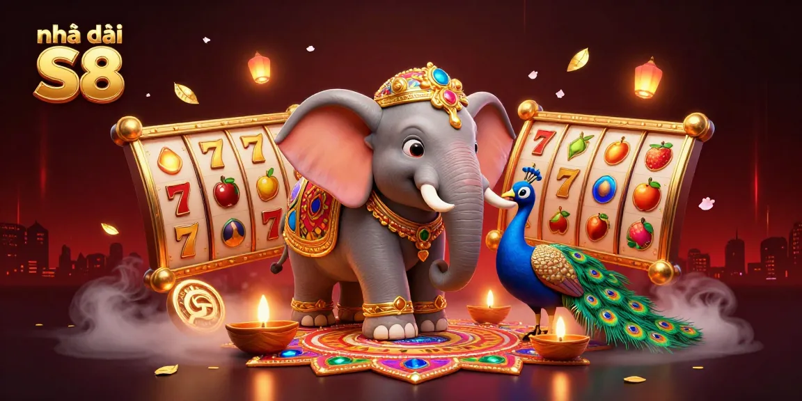 Experience thrilling gameplay at Nhà cái S8 with vibrant slot reels and exciting jackpot moments.